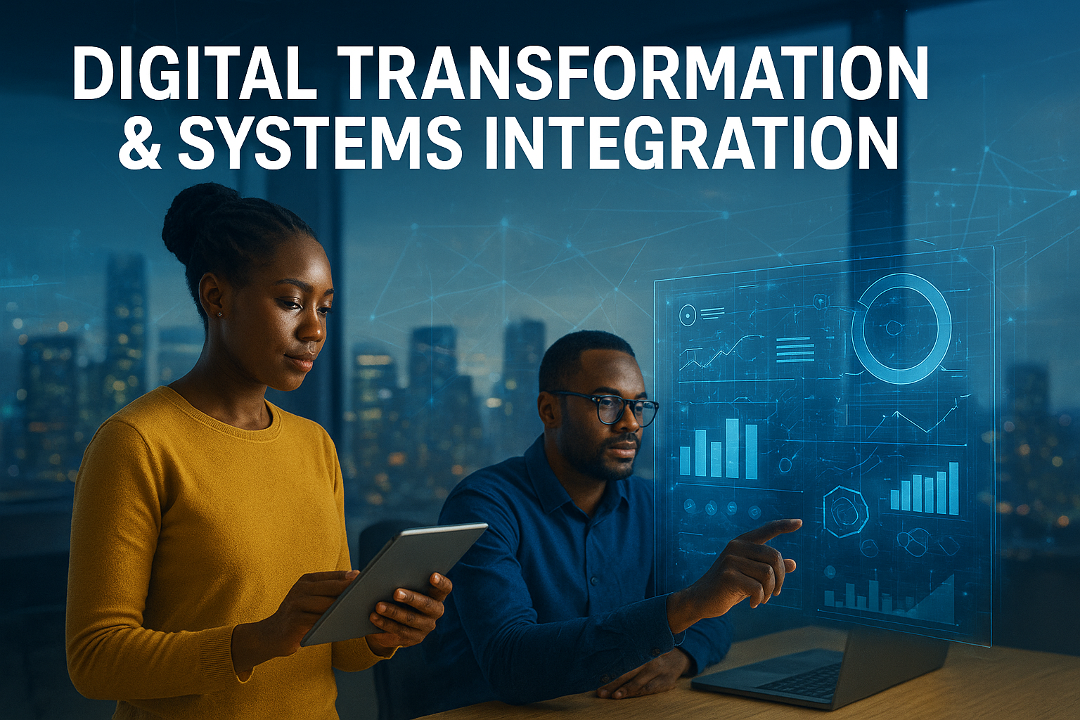 A visual representation of integrated consulting services